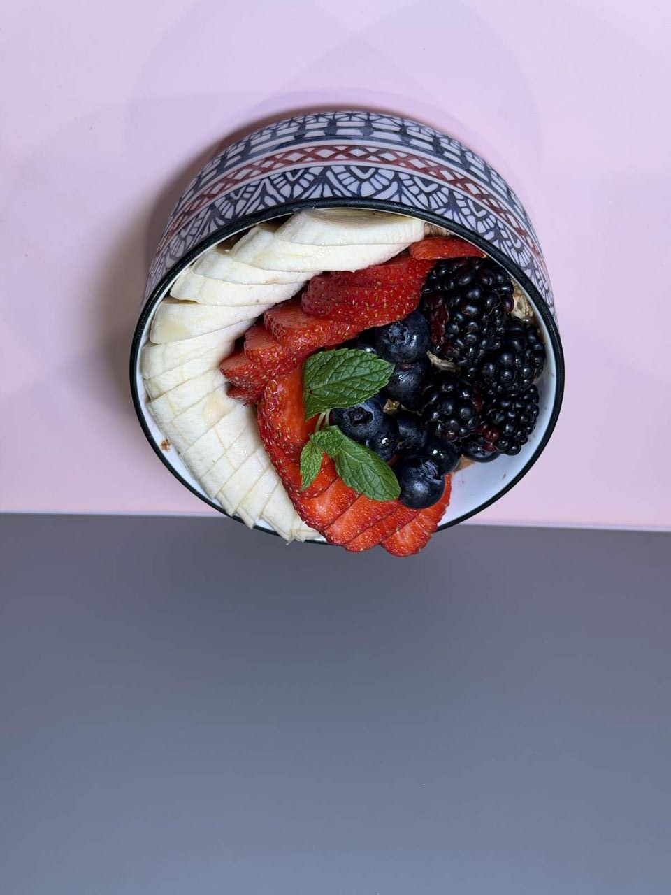 Açaí Bowl at Toasted Cafe in Montrose — Açaí, almond butter, granola, seasonal fruits.